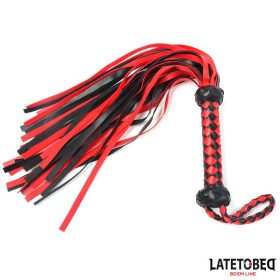 Latetobed piros-fekete korbács - 49 cm