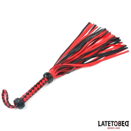 Latetobed piros-fekete korbács - 49 cm