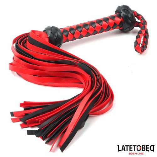 Latetobed piros-fekete korbács - 49 cm
