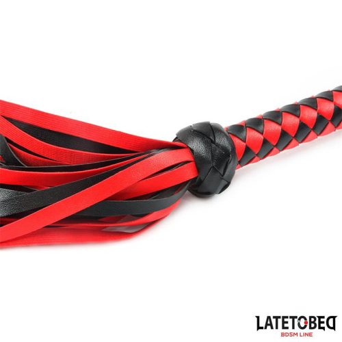 Latetobed piros-fekete korbács - 49 cm