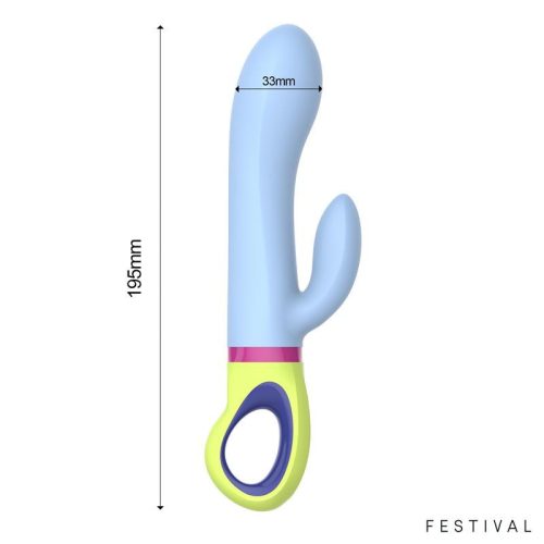 Latetobed Festival Jolly USB-s csiklókaros vibrátor
