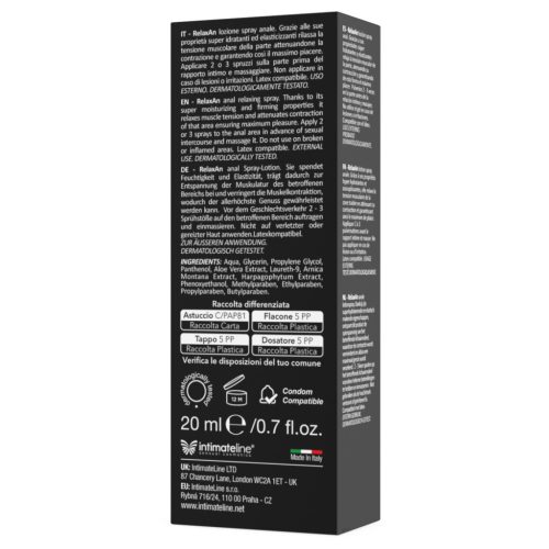 Intimateline RelaxAn - unisex anál lazító spray