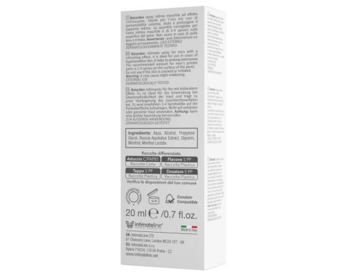 Intimateline R20 - hűsítő késleltető spray férfiaknak