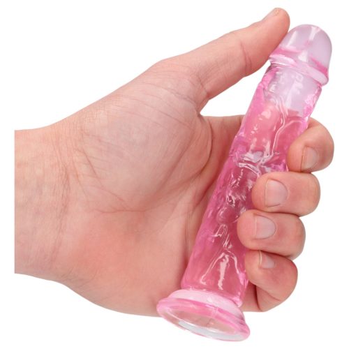 RealRock - élethű rózsaszín dildó tapadókoronggal - 12,7 cm