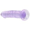 RealRock - lila dildó tapadókoronggal - 12,7 cm