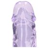 RealRock - lila dildó tapadókoronggal - 12,7 cm