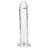 RealRock - átettsző dildó tapadókoronggal - 12,7 cm
