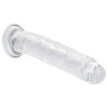 RealRock - átettsző dildó tapadókoronggal - 12,7 cm