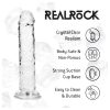 RealRock - átettsző dildó tapadókoronggal - 12,7 cm