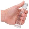 RealRock - átettsző dildó tapadókoronggal - 12,7 cm