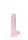 RealRock - átlátszó pink élethű dildó - 15cm