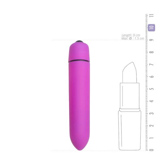Easytoys mini vízálló rúdvibrátor - lila