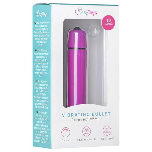 Easytoys mini vízálló rúdvibrátor - lila