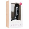 Easytoys - fekete tapadókorongos, herés dildó - 20 cm
