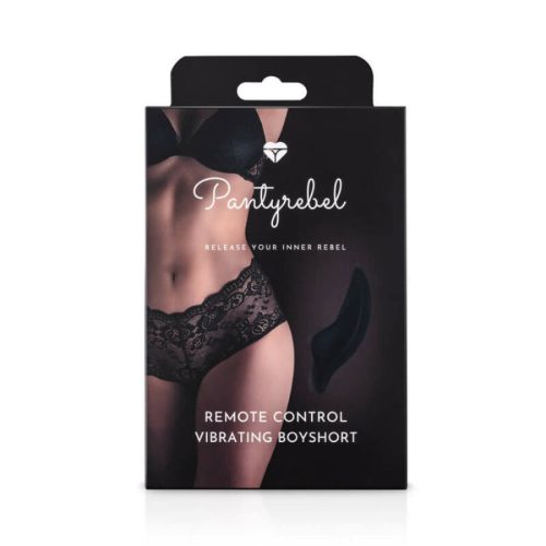 Exkluzív akkus rádiós vibrációs fekete franciabugyi - Pantyrebel