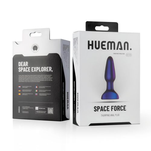 Hueman Space Force - vízálló, lökő anál vibrátor
