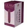 Glam - akkus, vízálló mini lila vibrátor 