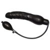 You2Toys - latex pumpálható análtágító (fekete, nagy)