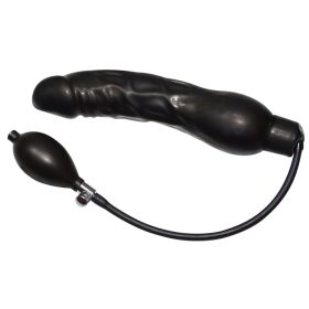 You2Toys - latex pumpálható análtágító (fekete, nagy)