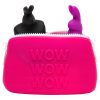 Happyrabbit - szilikon szex-játék tároló neszeszer, kicsi (pink)