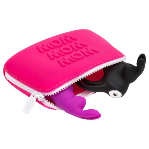 Happyrabbit - szilikon szex-játék tároló neszeszer, kicsi (pink)