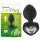 You2Toys Anal Plug - fehér köves anál plug (fekete)