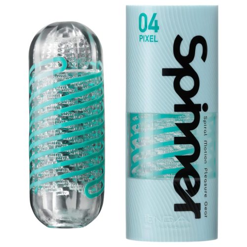 TENGA Spinner Pixel - maszturbátor (átlátszó)