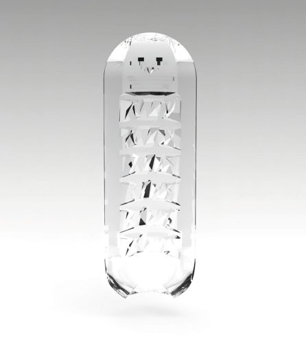TENGA Spinner Brick - maszturbátor (átlátszó)