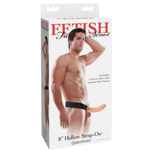 Fetish Fantasy - felcsatolható üreges dildó (natúr)