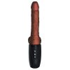 King Cock Plus 7,5 - herés lökő vibrátor (barna)