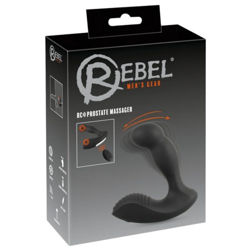Rebel - akkus, távirányítós prosztata masszírozó vibrátor (fekete)