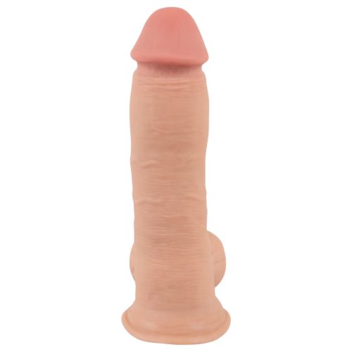 Nature Skin - dildó bőrrel - 20 cm (testszínű)