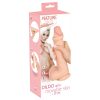 Nature Skin - AI Dream Girl élethű dildó mozgatható bőrrel és herékkel (25 cm)