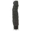 Nature Skin - élethű vibrátor - fekete (22cm)
