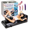 Louisiana Lounger - szexgép beépített vibrátorral (fekete)