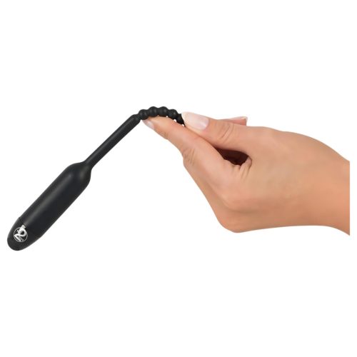 You2Toys Pearl Dilator - gömbös húgycső vibrátor - 0,8cm (fekete)
