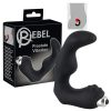 Rebel - hajlított prosztata vibrátor (fekete)