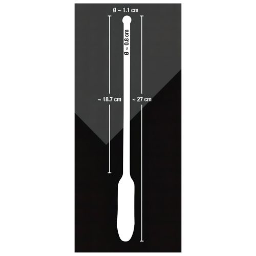 You2Toys DILATOR - szilikon, vibrációs dilátor - fekete (8-11mm)