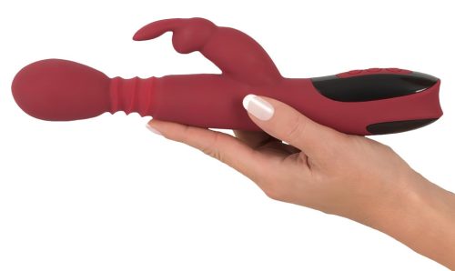 You2Toys Massager - lökő-forgó, melegítő G-pont vibrátor (piros)