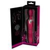 Javida Thrusting - 3in1 masszírozó vibrátor (piros)