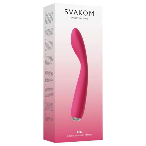 Svakom Iris - akkus, vízálló G-pont vibrátor (piros)