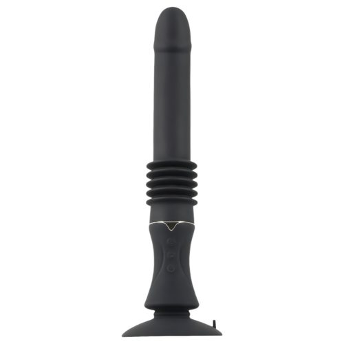 You2Toys Fucking Machine - tapadókorongos lökő vibrátor (fekete)