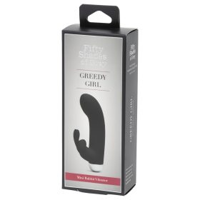   A szürke ötven árnyalata Greedy Girl - csiklókaros vibrátor (fekete)
