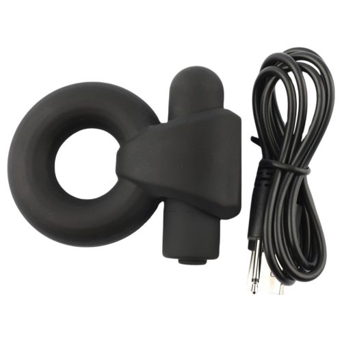 Pulselock Vantr - akkus vibrációs péniszgyűrű (fekete) - 25mm