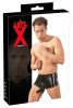 LATEX - boxer + péniszköpeny (fekete)