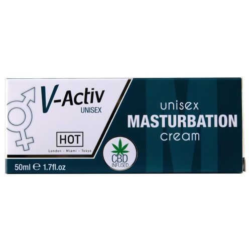 Hot V-Active - stimuláló unisex maszturbációs krém (50ml)