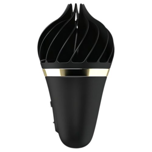 Satisfyer Sweet Treat - akkus, forgó csikló vibrátor (fekete)