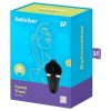 Satisfyer Sweet Treat - akkus, forgó csikló vibrátor (fekete)