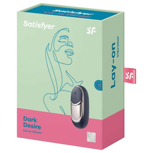 Satisfyer Dark Desire - akkus csikló vibrátor (fekete)