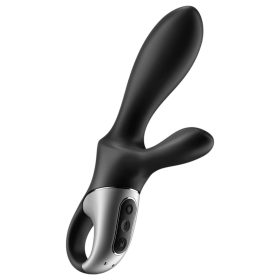   Satisfyer Heat Climax+ - okos, melegítő anál vibrátor (fekete)